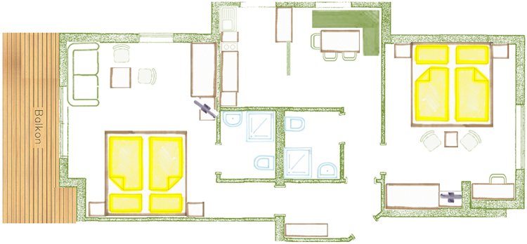 Skizze Appartement 8